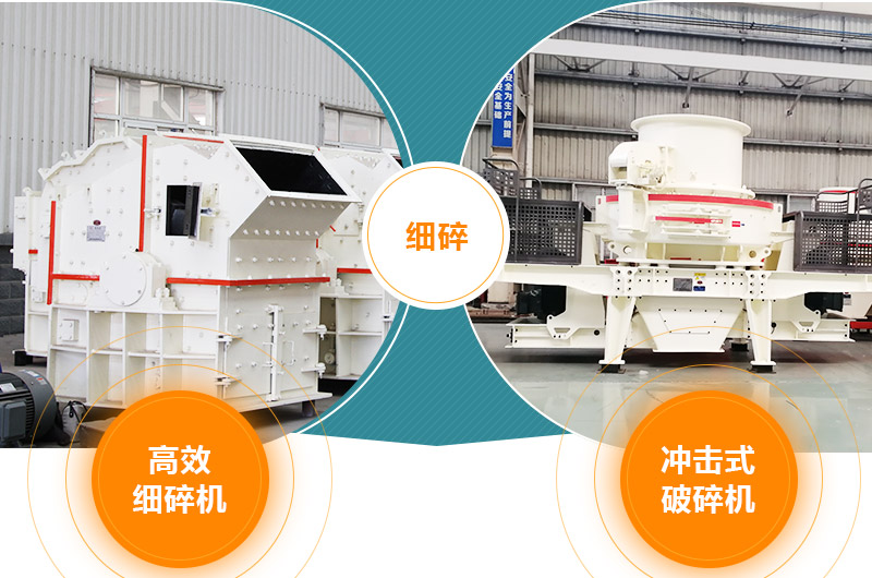 細碎：細碎機、沖擊式破碎機
